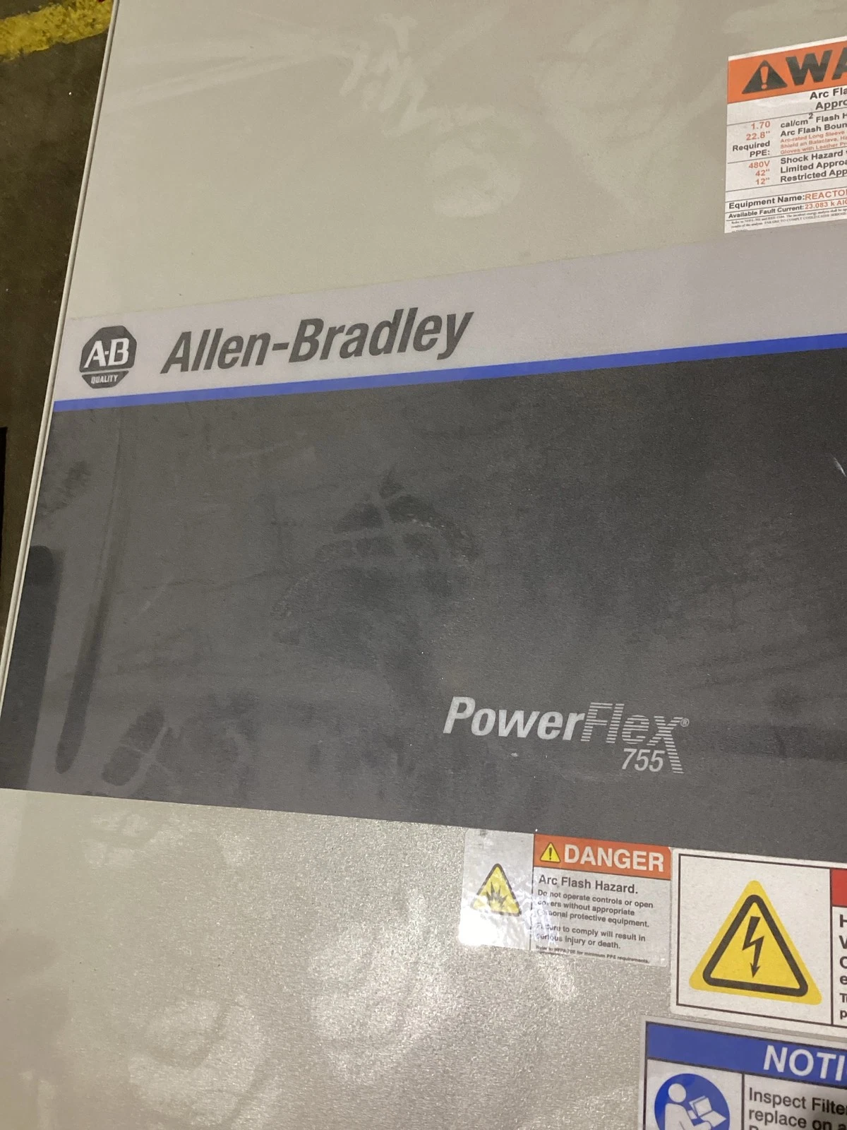 ALLEN-BRADLEY 20G1ABD740AN0NNNNN PowerFlex 755 AC Drive USED - Image 7