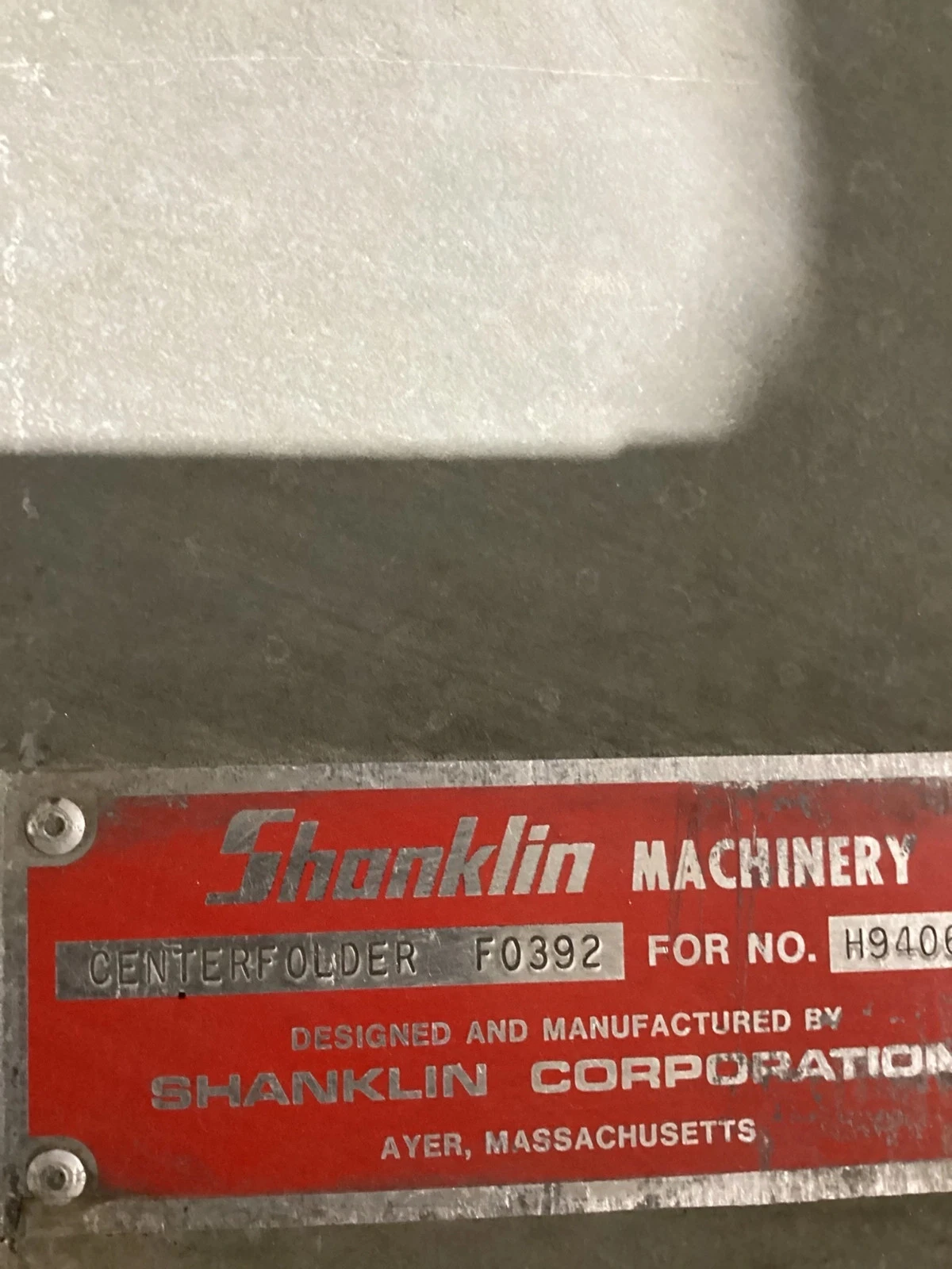 SHANKLIN F0392 Centerfolder USED - Image 5