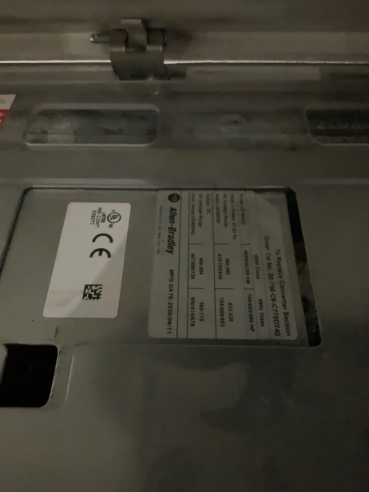 ALLEN-BRADLEY 20G1ABD740AN0NNNNN PowerFlex 755 AC Drive USED - Image 14
