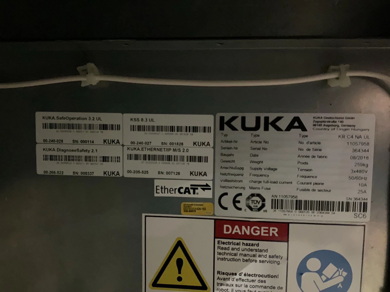 KUKA KR 60-3 Complete with KR C4 NA UL Controller USED - Image 10
