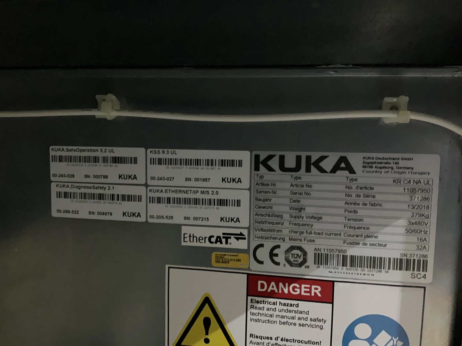 KUKA KR 90 R3100 Extra Complete with KR C4 NA UL Controller USED - Image 12