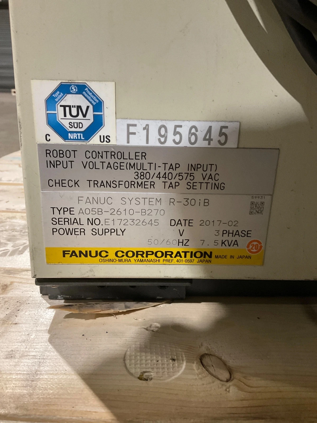 FANUC R-2000IC/210L INDUSTRIAL ROBOT WITH R-30IB CONTROLLER USED - Image 14