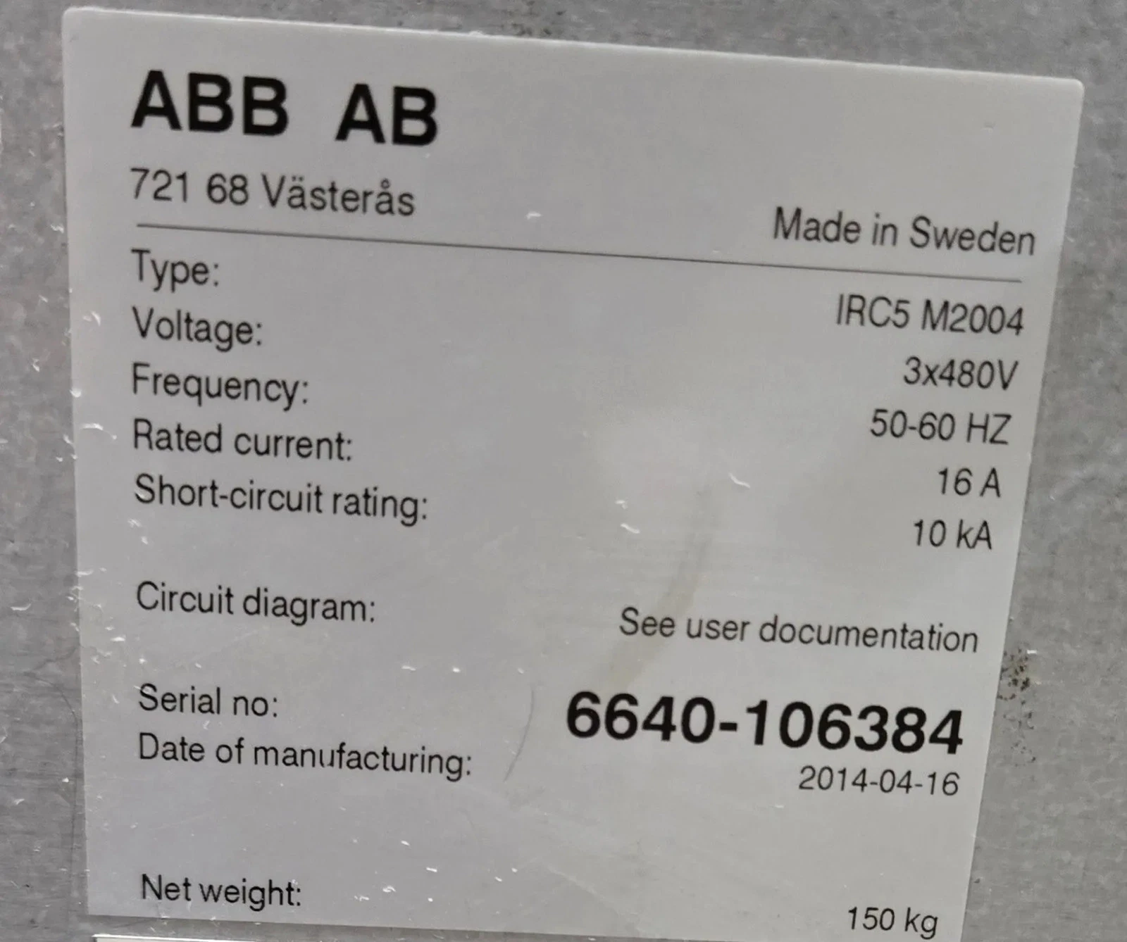 ABB IRB 6640-180/2.55 Complete with IRC5 Controller USED - Image 19