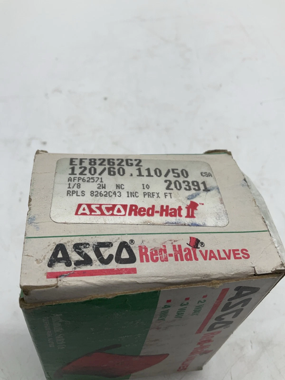ASCO EF8262G2 1/8" 2-Way NC Solenoid Valve 120V NEW - Image 4