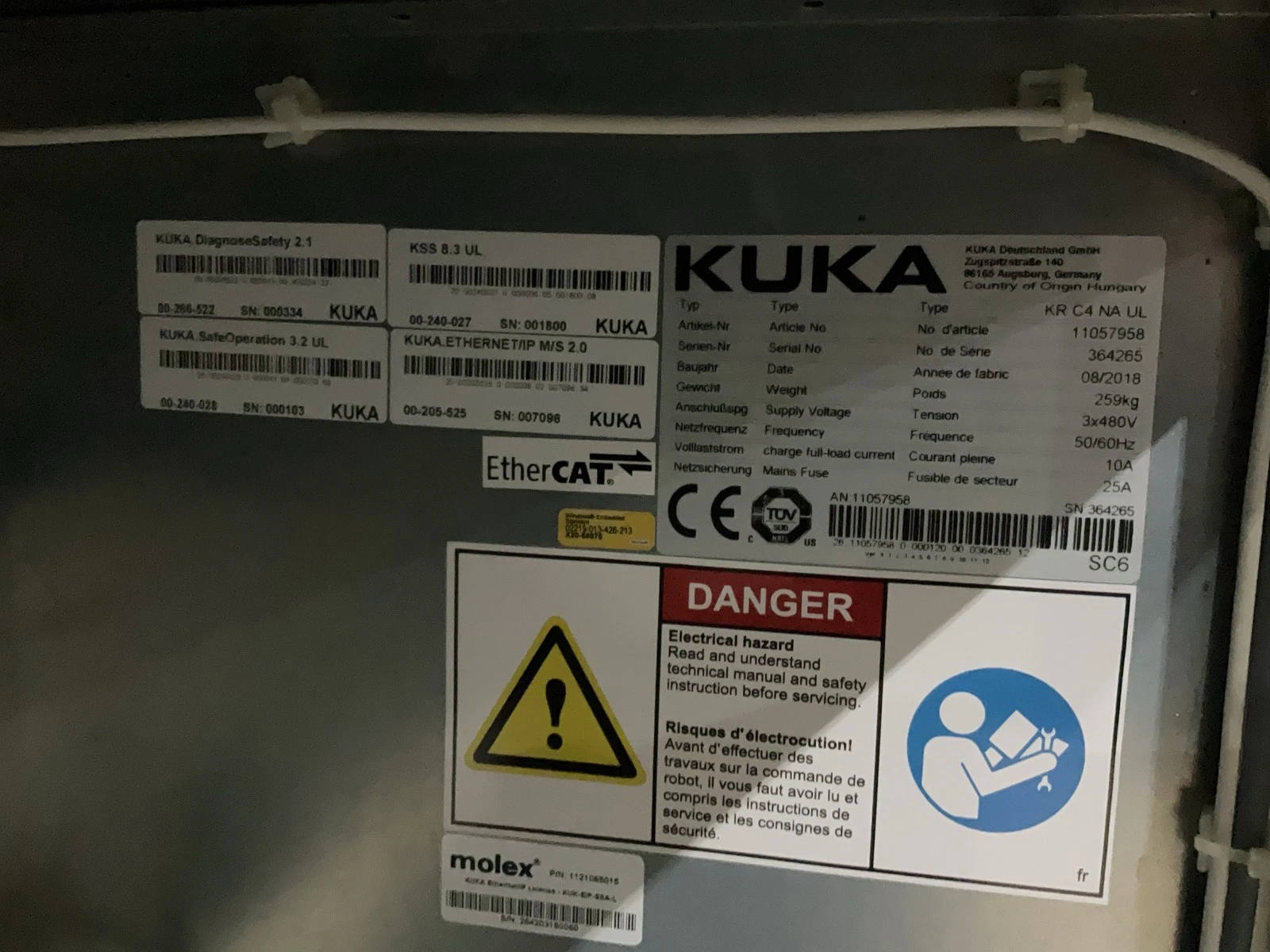 KUKA KR 60-3 Complete with KR C4 NA UL Controller USED - Image 11