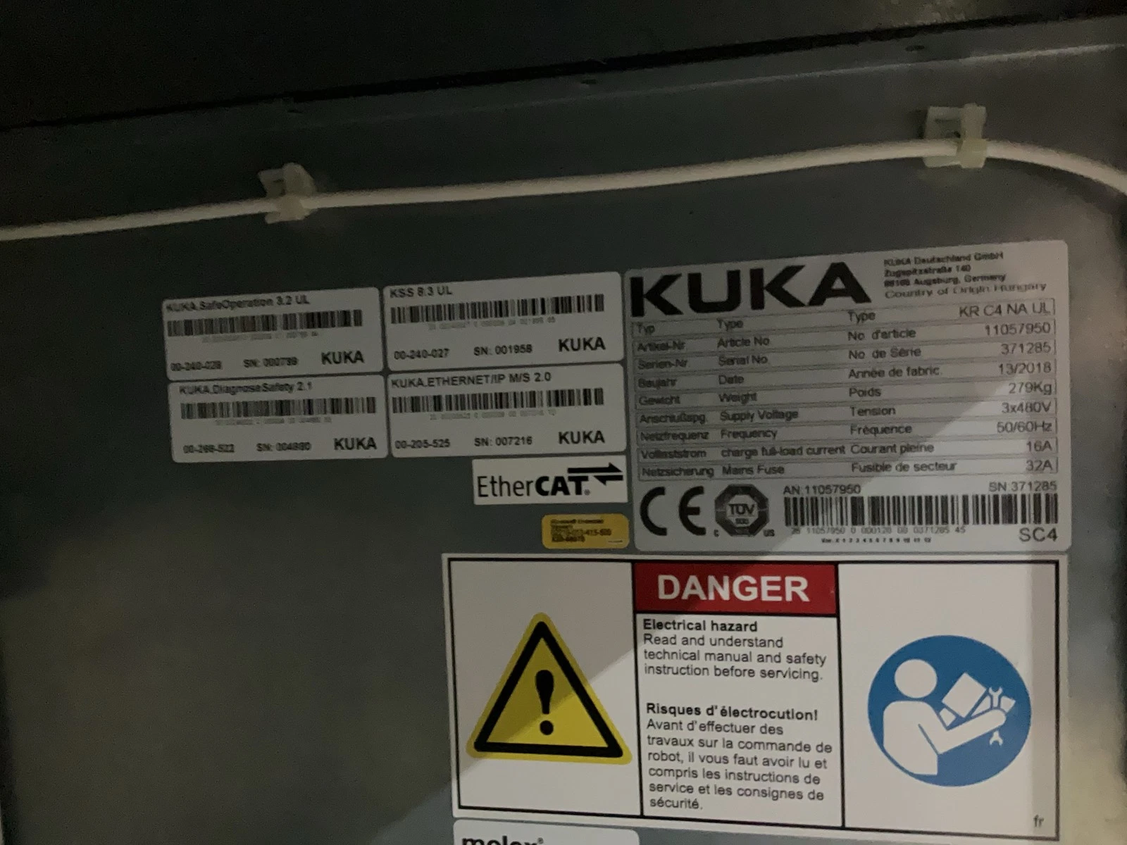 KUKA KR 90 R3100 Extra Complete with KR C4 NA UL Controller USED - Image 11