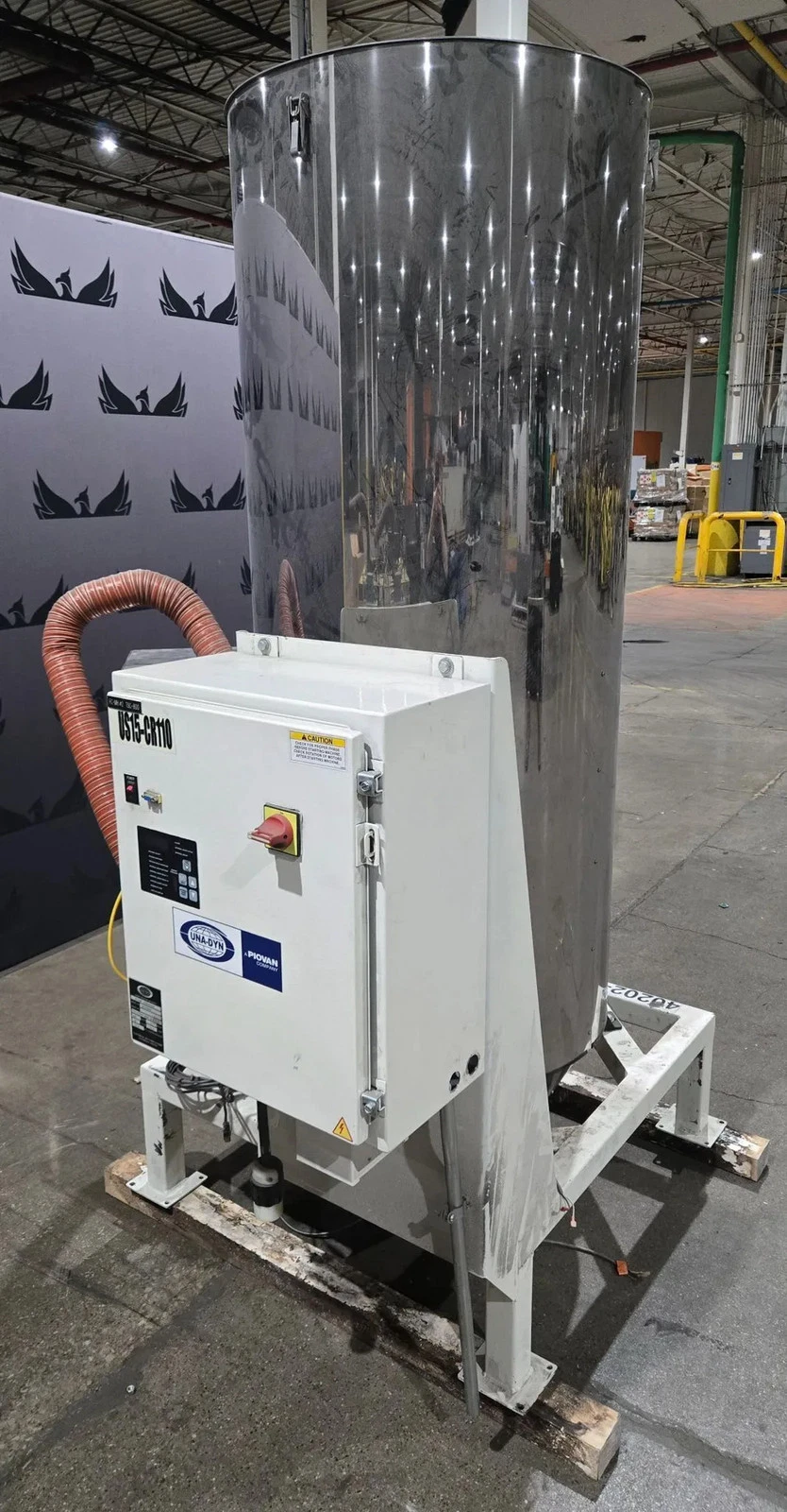 UNA-DYN US15-CR110 Hopper Dryer System FC-XMH USED - Image 3