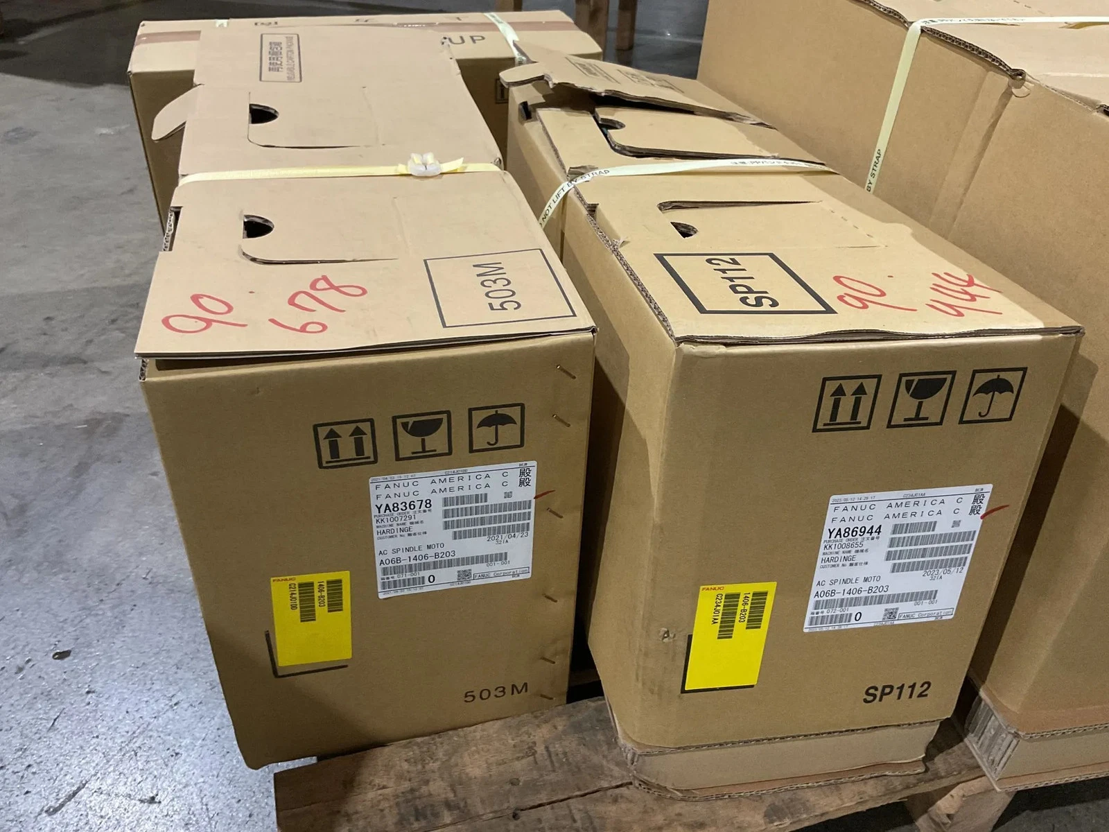 FANUC A06B-1406-B203 AC Spindle Motor NEW - Image 2
