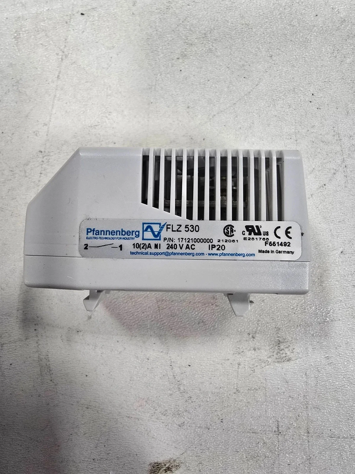 PFANNENBERG FLZ530 THERMOSTAT USED - Image 5