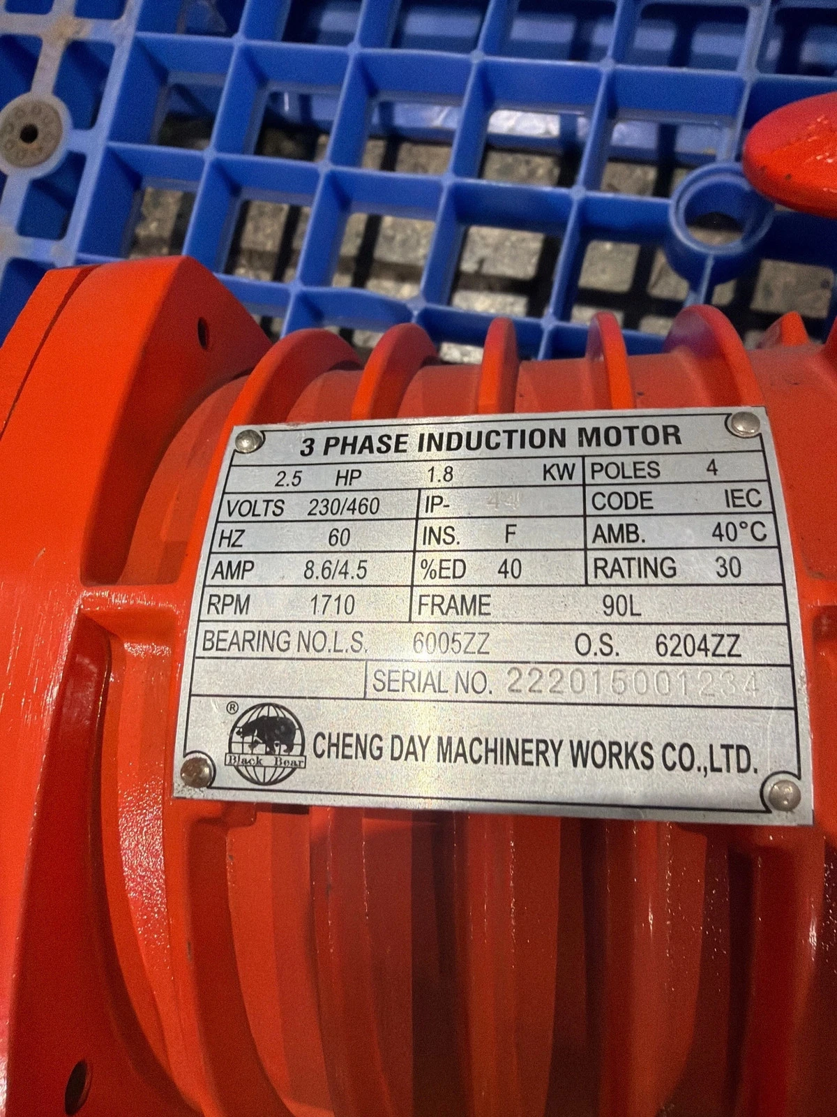 BLACK BEAR YSH-100 1-Ton Electric Chain Hoist USED - Image 6