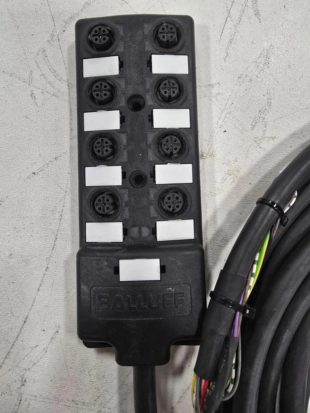 BALLUFF BPI8M4A5P-2K-B0-KPXL0-100 Passive I/O Junction Block Cable USED - Image 2