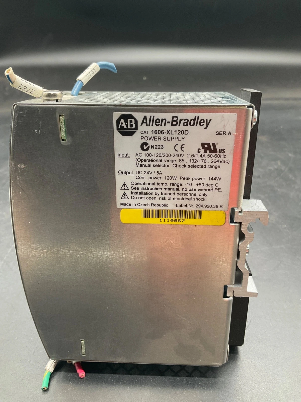 ALLEN-BRADLEY 1606-XL120D DIN Rail Power Supply USED - Image 6