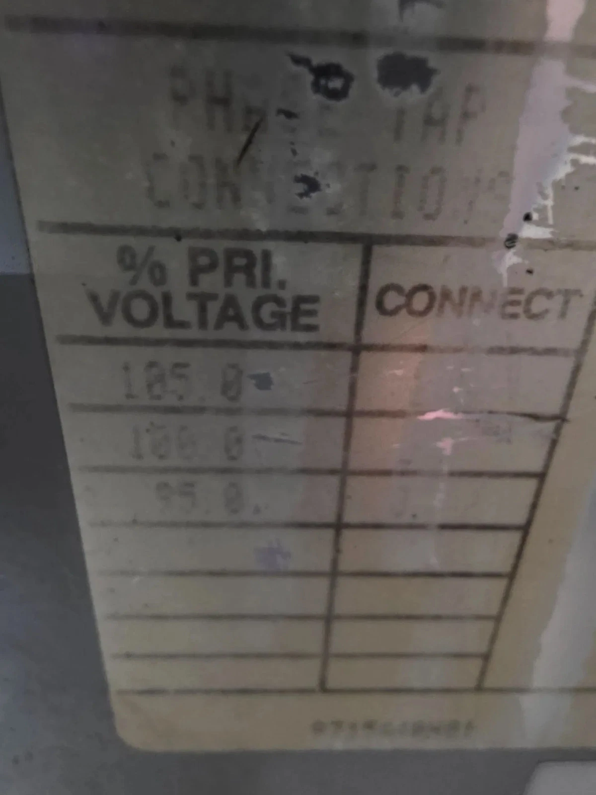CHALLENGER T015-DDG CONTROL TRANSFORMER USED - Image 9