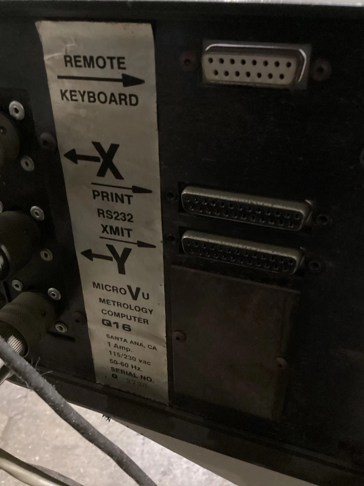 Micro-Vu H14 Optical Comparator w/ IQ16 Metrology Computer USED - Image 6