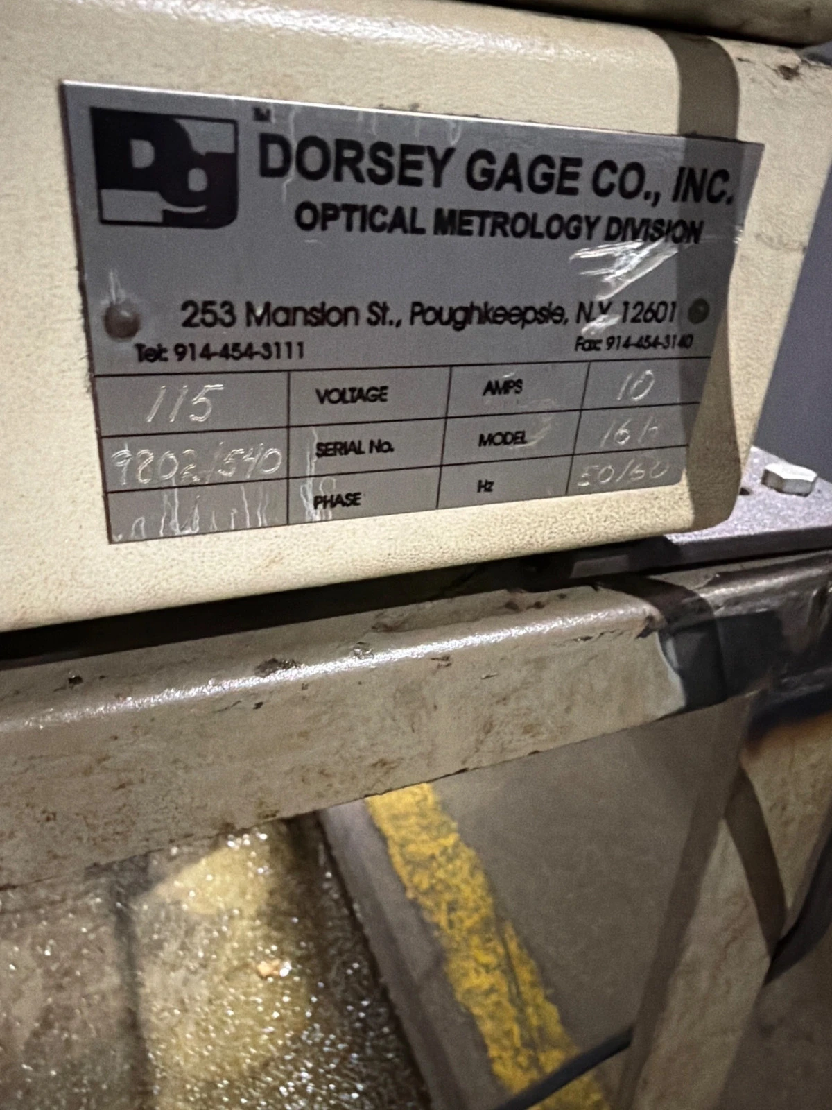 DORSEY METROLOGY 16H Optical Comparator USED - Image 7