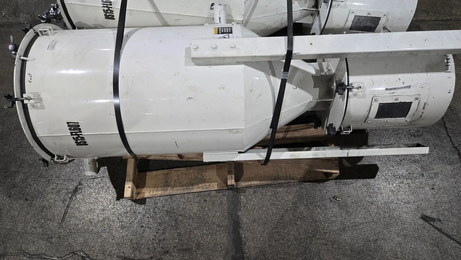 Una-Dyn US15-15504 5HP Vacuum Pump System 460V 3PH with Hopper USED - Image 9