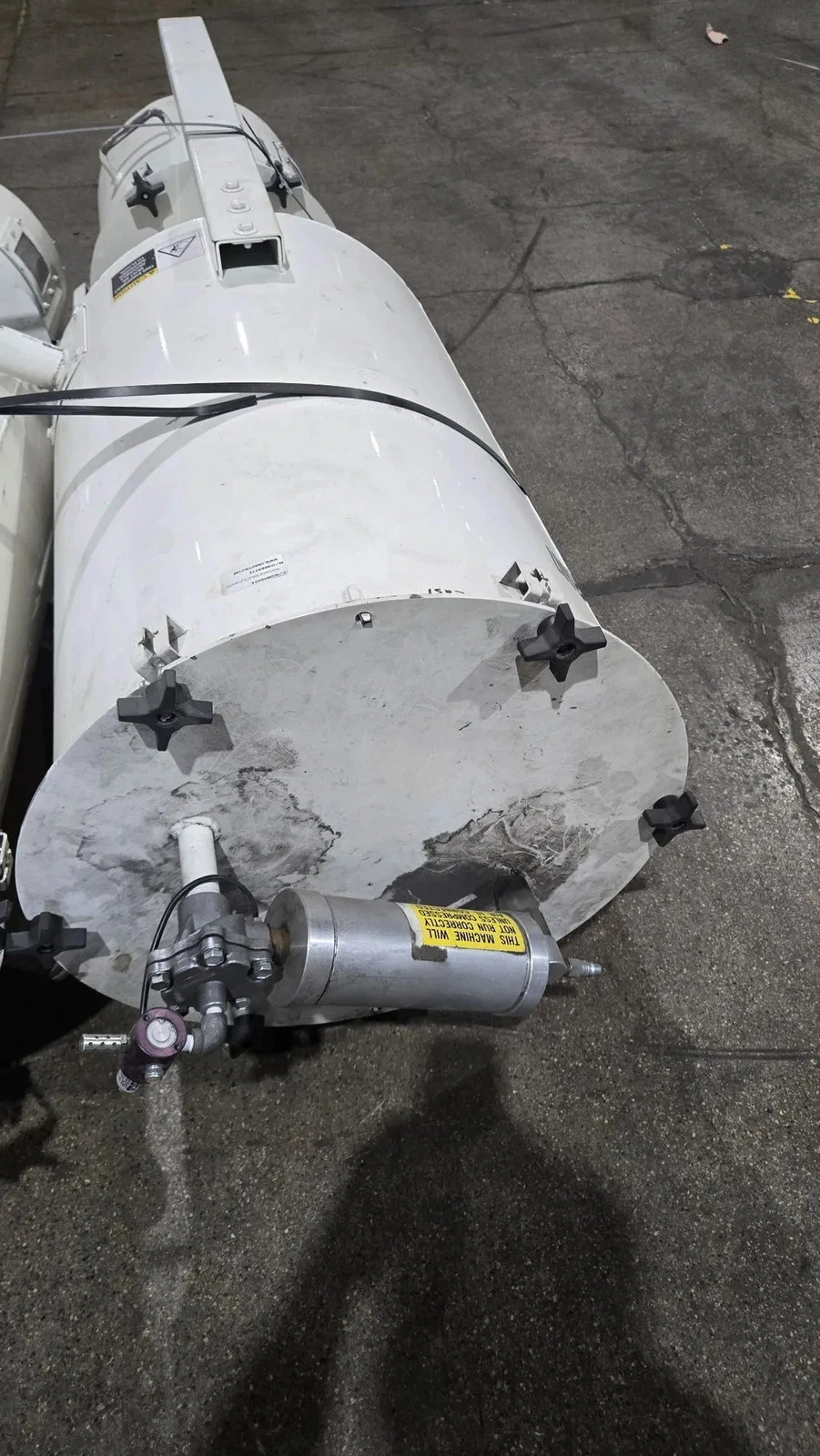 Una-Dyn US15-15504 5HP Vacuum Pump System 460V 3PH with Hopper USED - Image 11