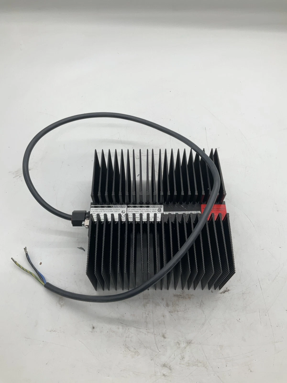 INTERTEC CP VARITHERM DPA 400 T3 100 BI 400W 120V Hazardous Area Heater - USED - Image 4
