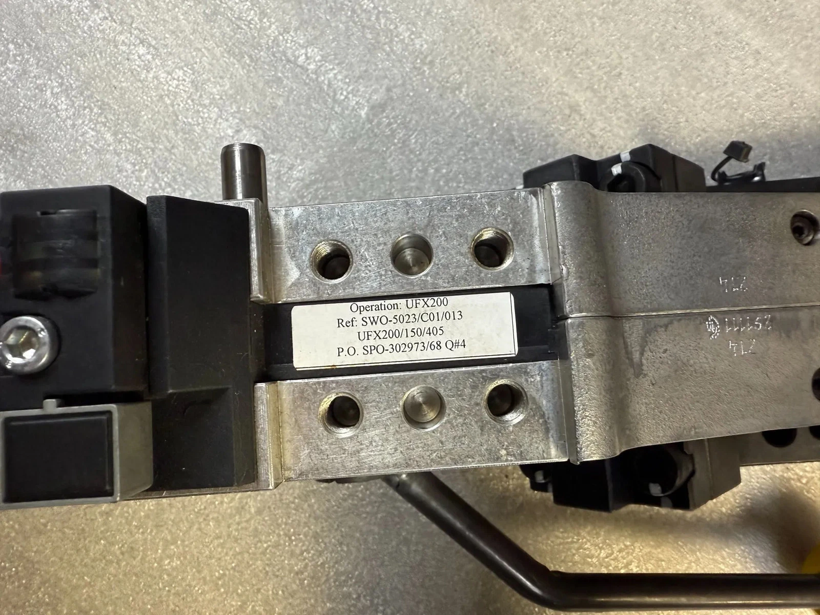 TUNKERS VU 63.1 BR2 Z A035 T12 5-120° Pneumatic Clamp USED - Image 4