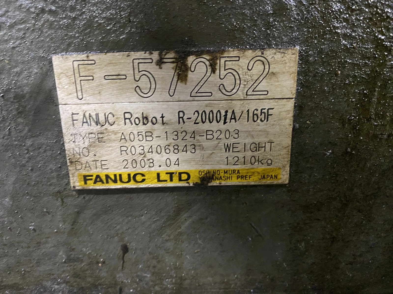 FANUC R-2000iA/165F w/ R-J3iB Controls USED AS-IS - Image 6