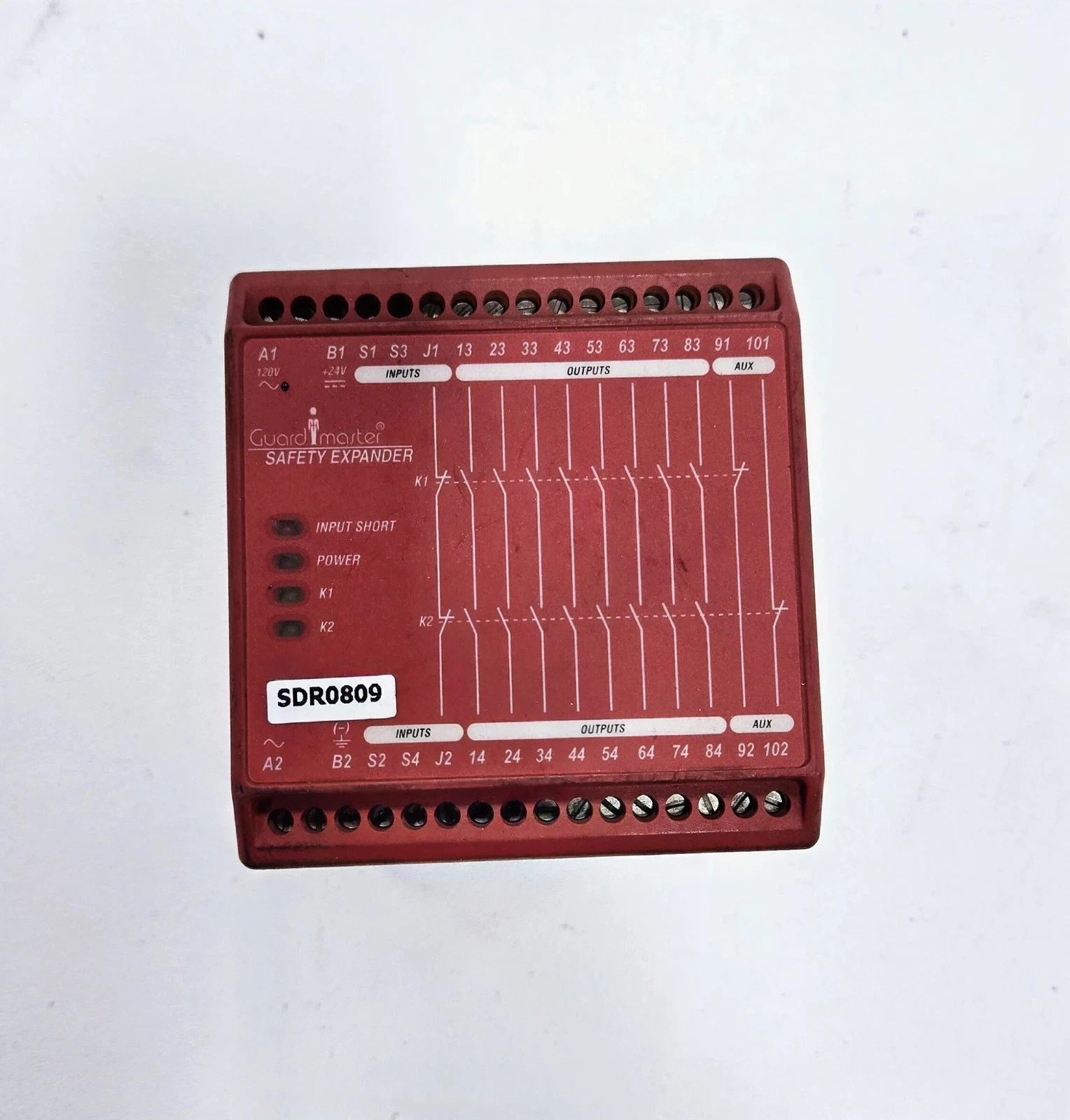 ALLEN BRADLEY 440R-ZBE820AZ1 Guardmaster Expansion Safety Relay USED - Image 2