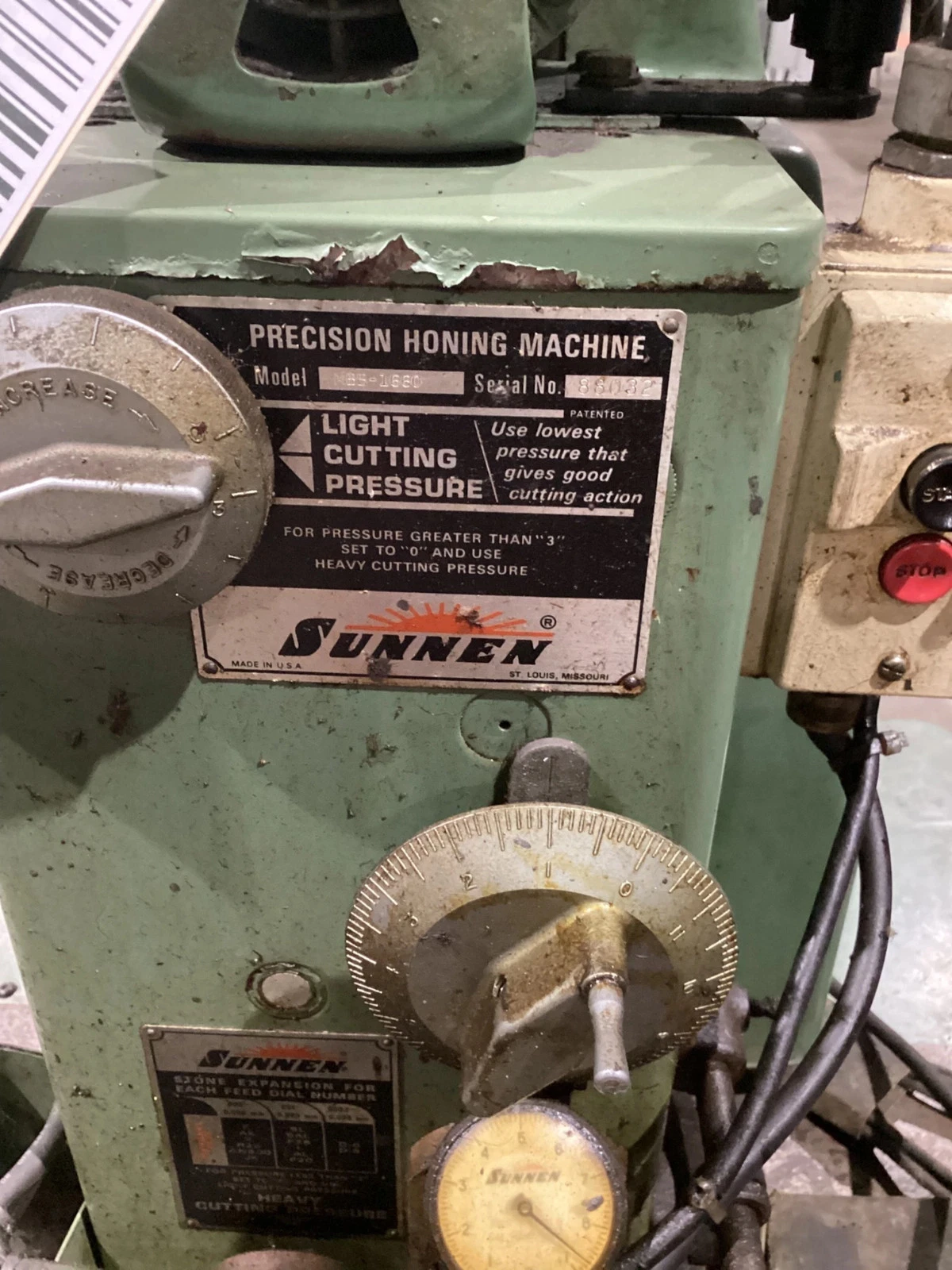 SUNNEN MBB 1600K PRECISION HONING MACHINE USED - Image 7
