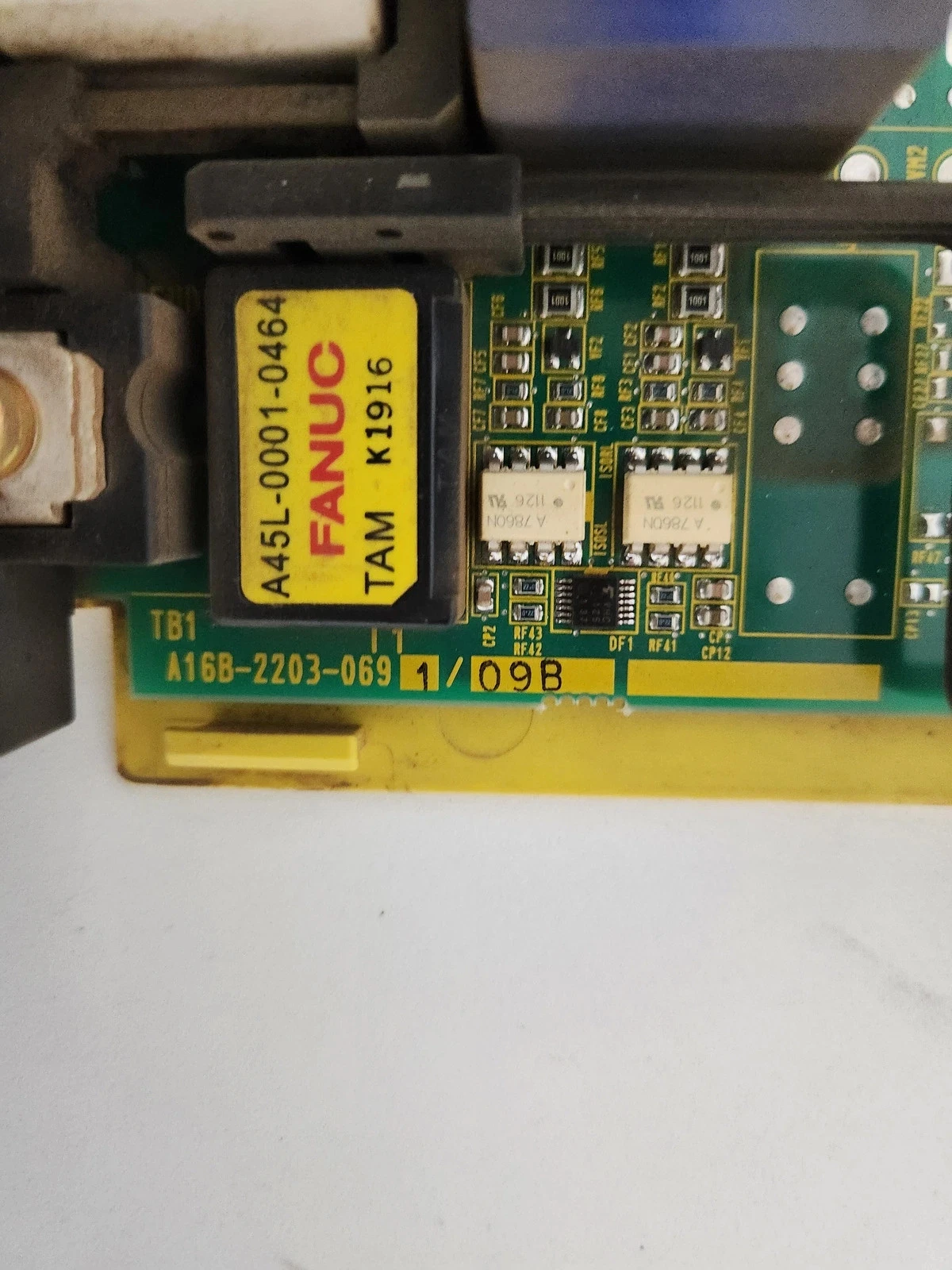 FANUC A16B-2203-0691/09B SERVO AMPLIFIER CARD USED - Image 2