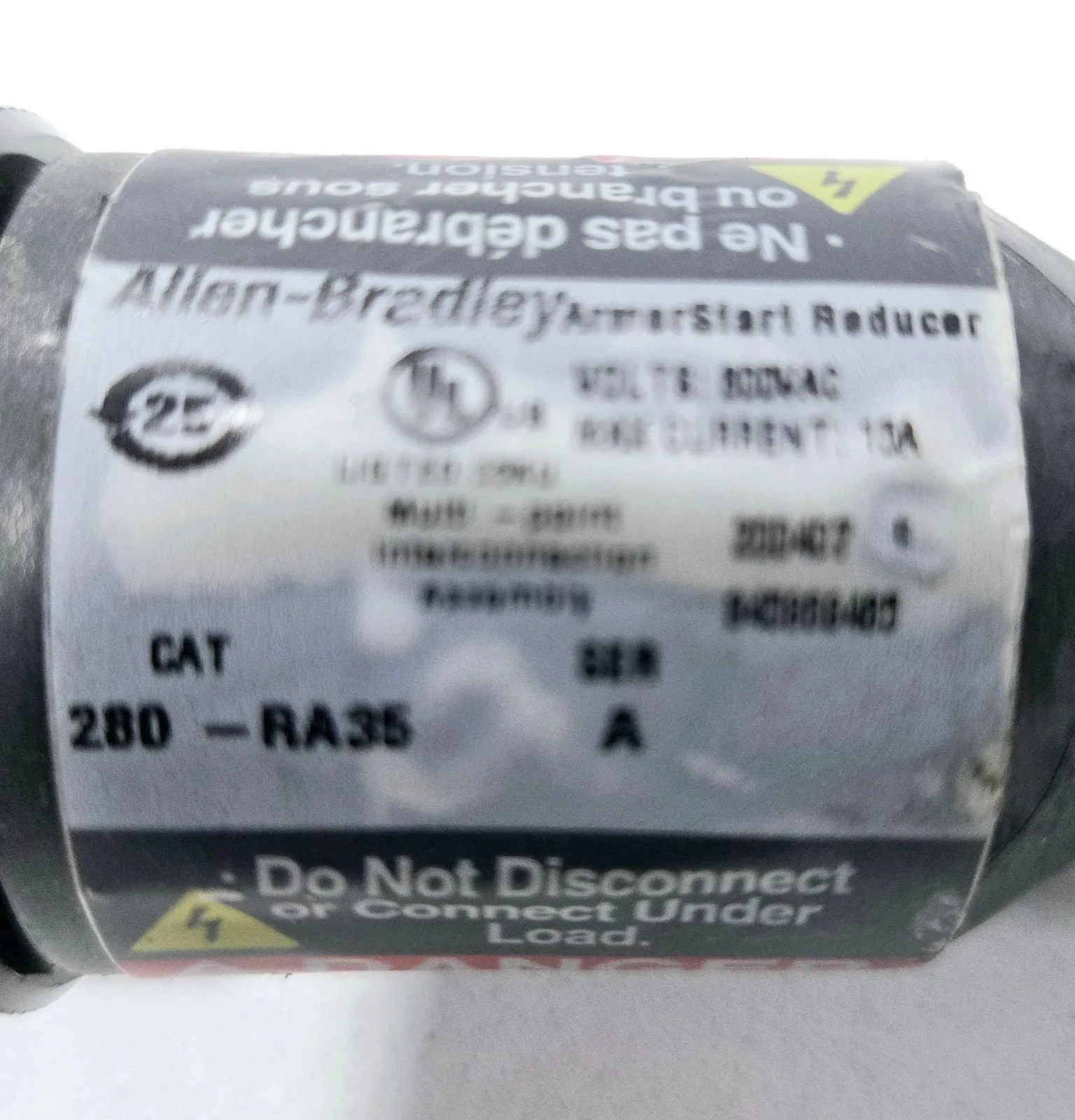 ALLEN BRADLEY 280-RA35 REDUCING ADAPTER USED - Image 4