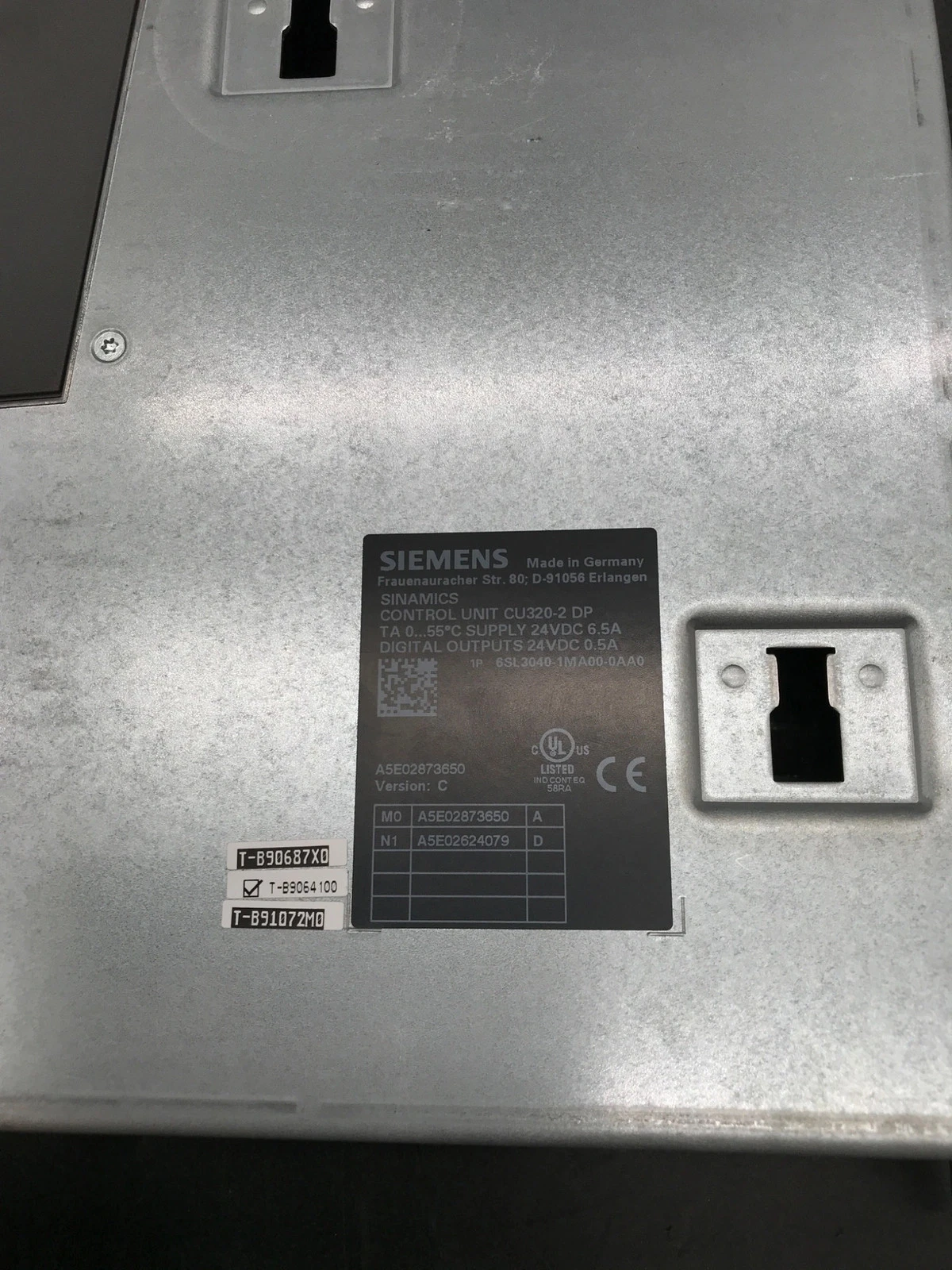 SIEMENS CU320-2 DP Sinamics Control Unit PROFIBUS USED - Image 2
