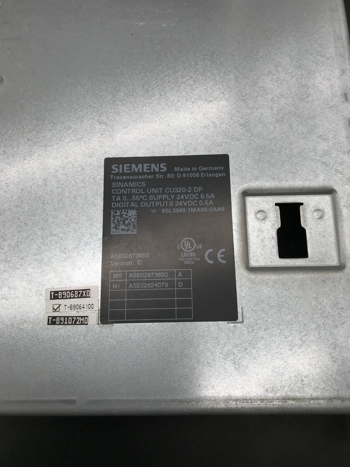 SIEMENS CU320-2 DP Sinamics Control Unit PROFIBUS USED - Image 6