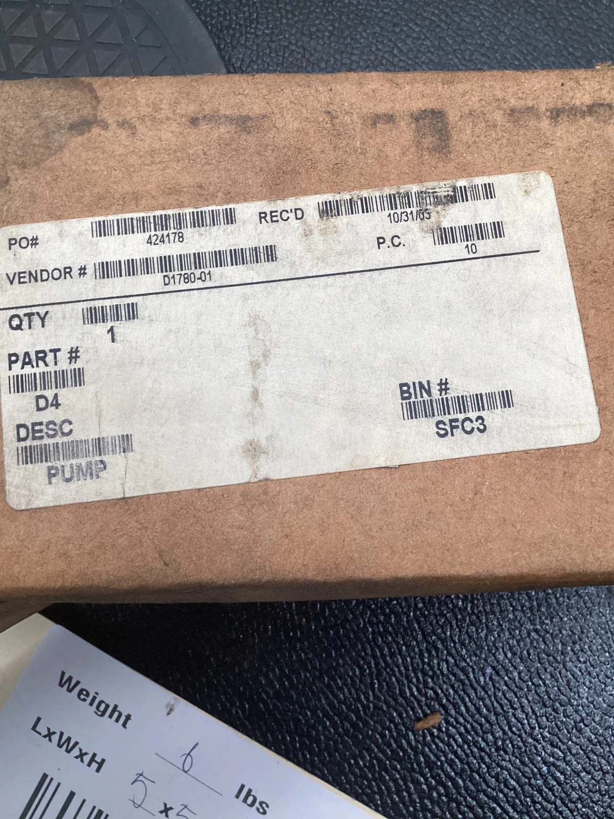 DELTA POWER D4 K2 Gear Pump 0.197 in³/rev 4-Bolt Mount Bi-Directional USED - Image 8
