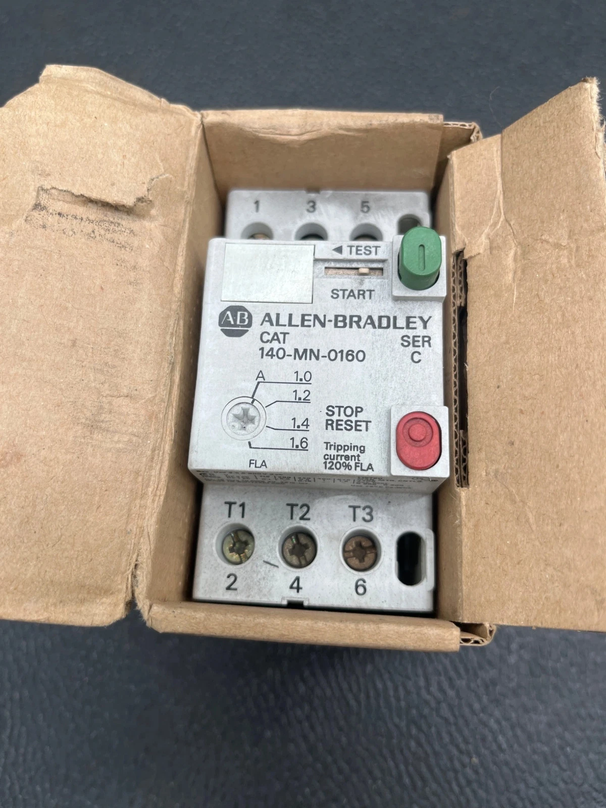Allen-Bradley 140-MN-0160 Manual Motor Starter 1–1.6A NEW - Image 2