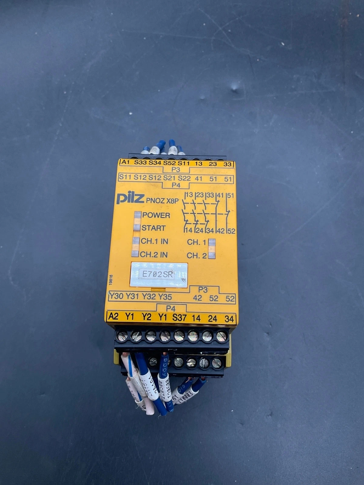 PILZ PNOZ X8P 24 VDC Safety Relay USED - Image 4