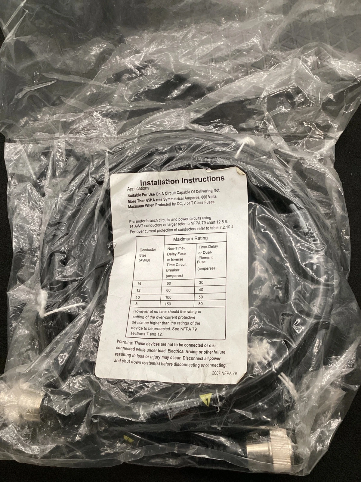 TURCK RSM-RKM-34-6M/S4000 Sensor/Actuator Cable 6 m NEW - Image 3