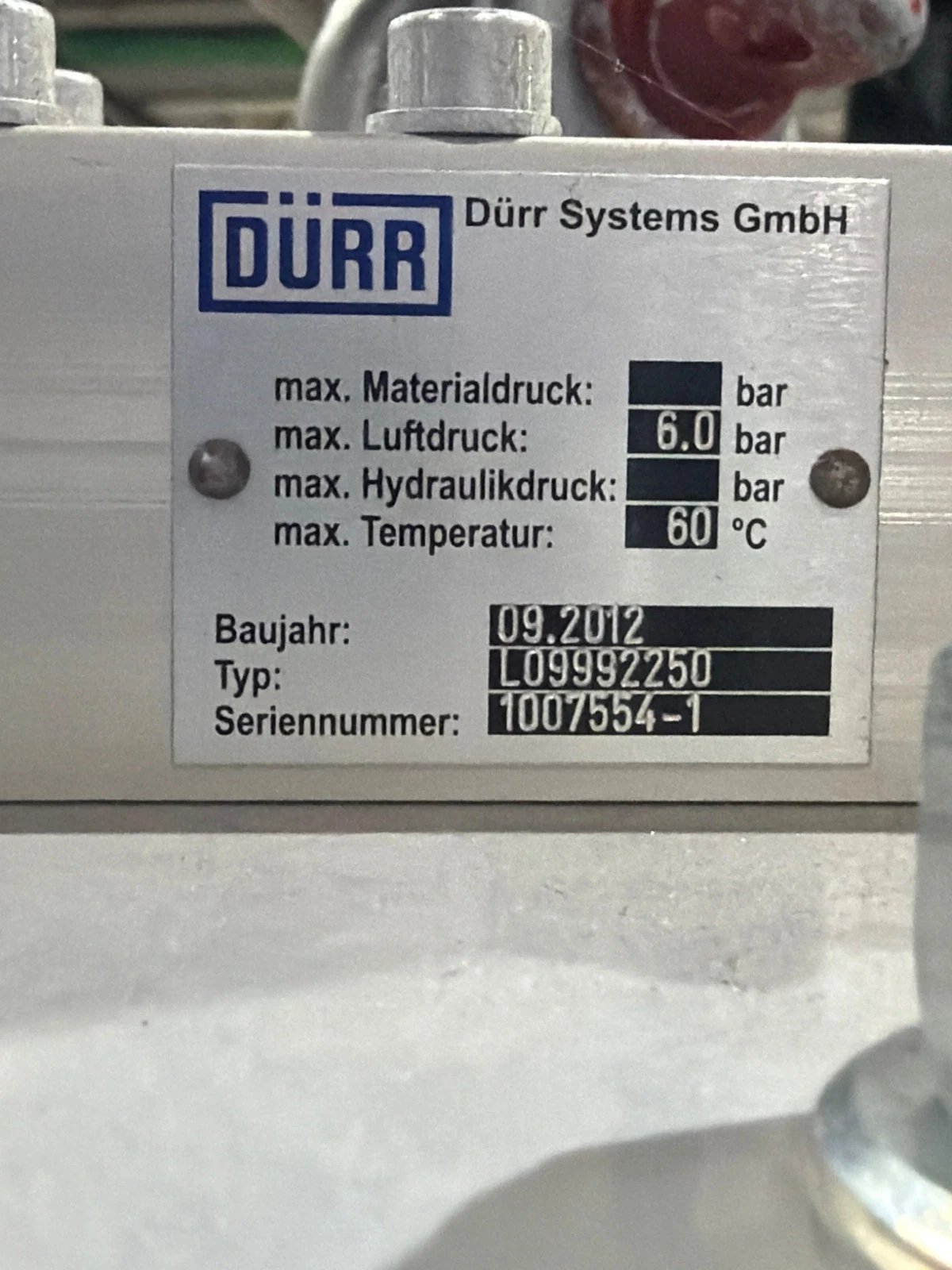 Dürr Systems L09991714 Hydraulic Actuator Assembly with Pneumatic Control NEW - Image 6