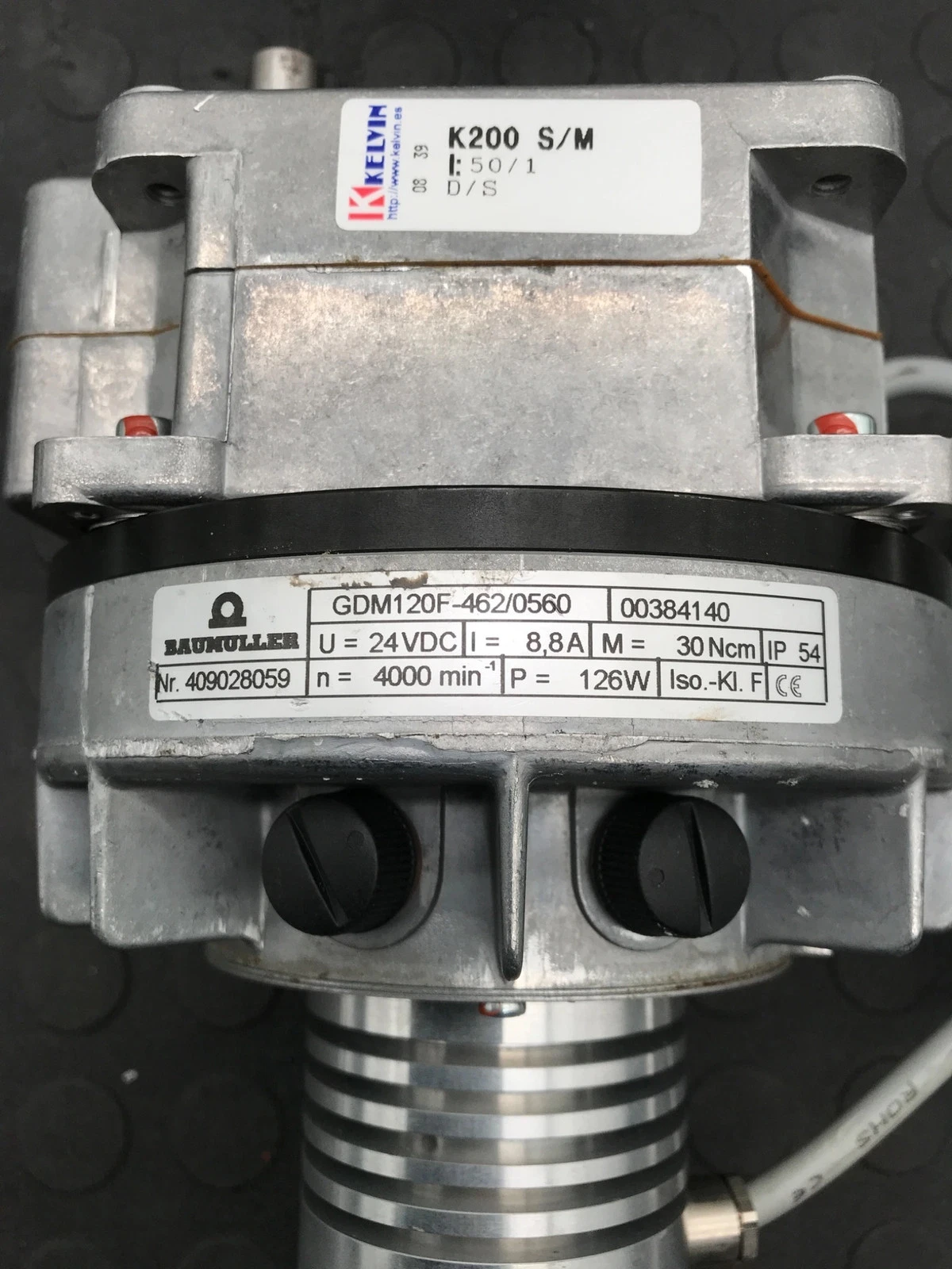 BAUMÜLLER GDM120F-462/0560 Motor USED - Image 2