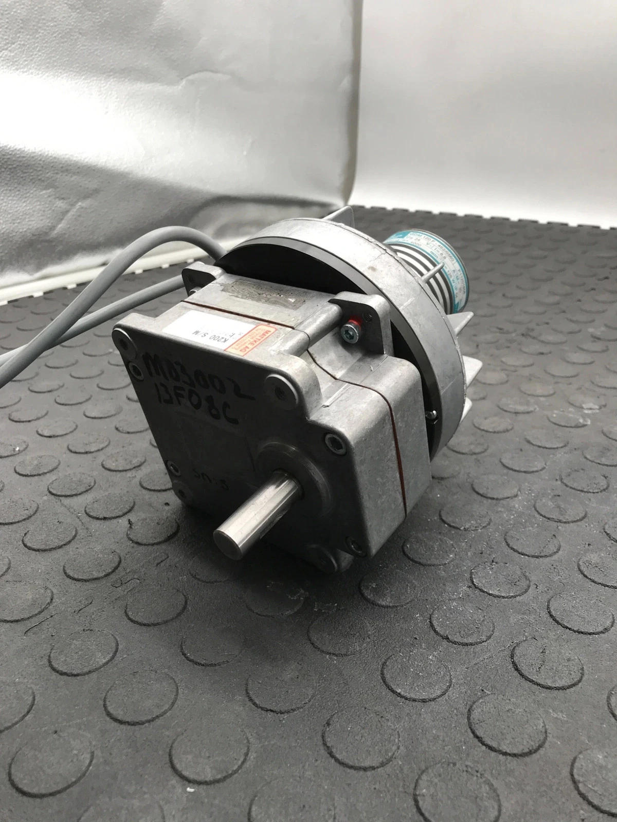 BAUMÜLLER NÜRNBERG GDM 120 F-462/0560 Servo Gearmotor Assembly USED - Image 3