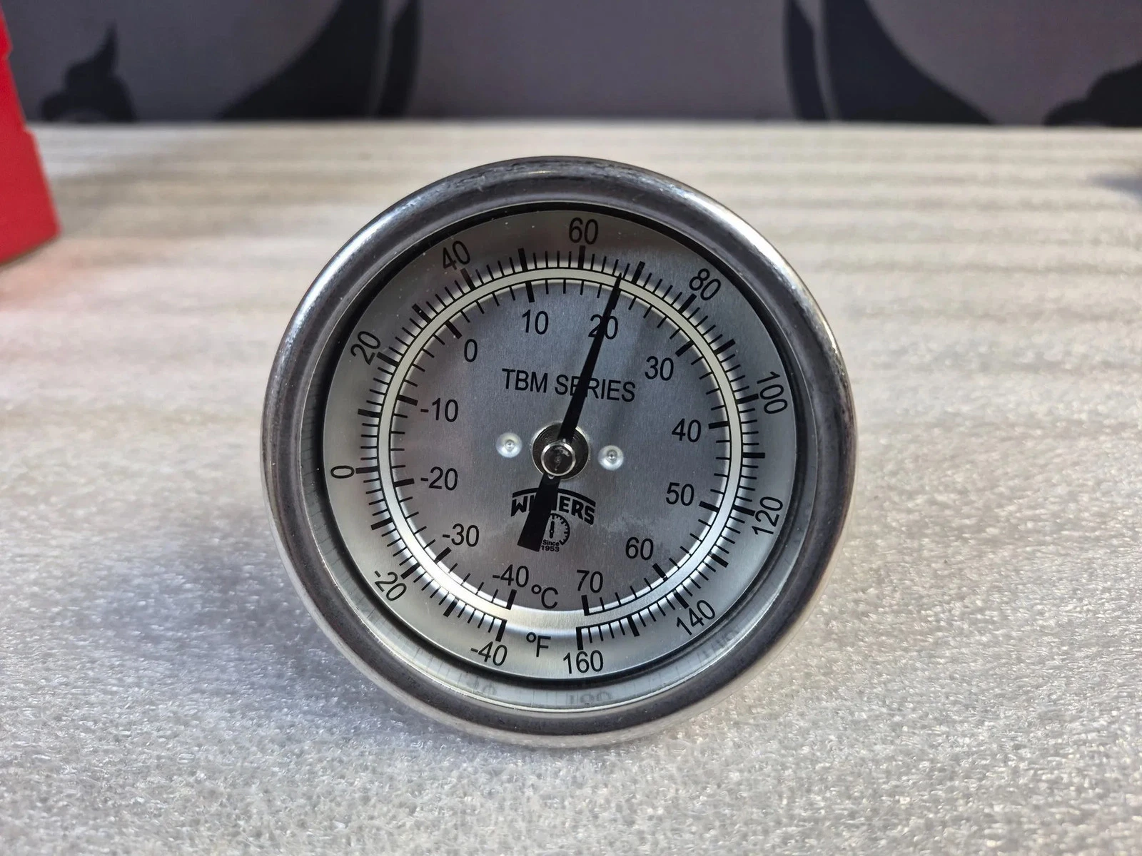 Winters TBM30025B4 Bimetal Thermometer 0 to 160°F NEW - Image 2