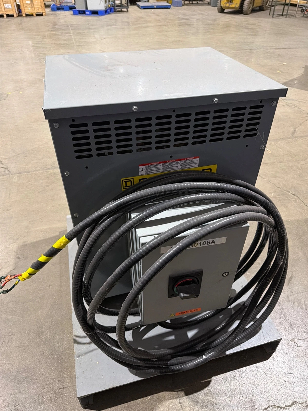 SQUARE D EX30T3H 30kVA Dry-Type Distribution Transformer 480D – 208Y/120V USED - Image 5