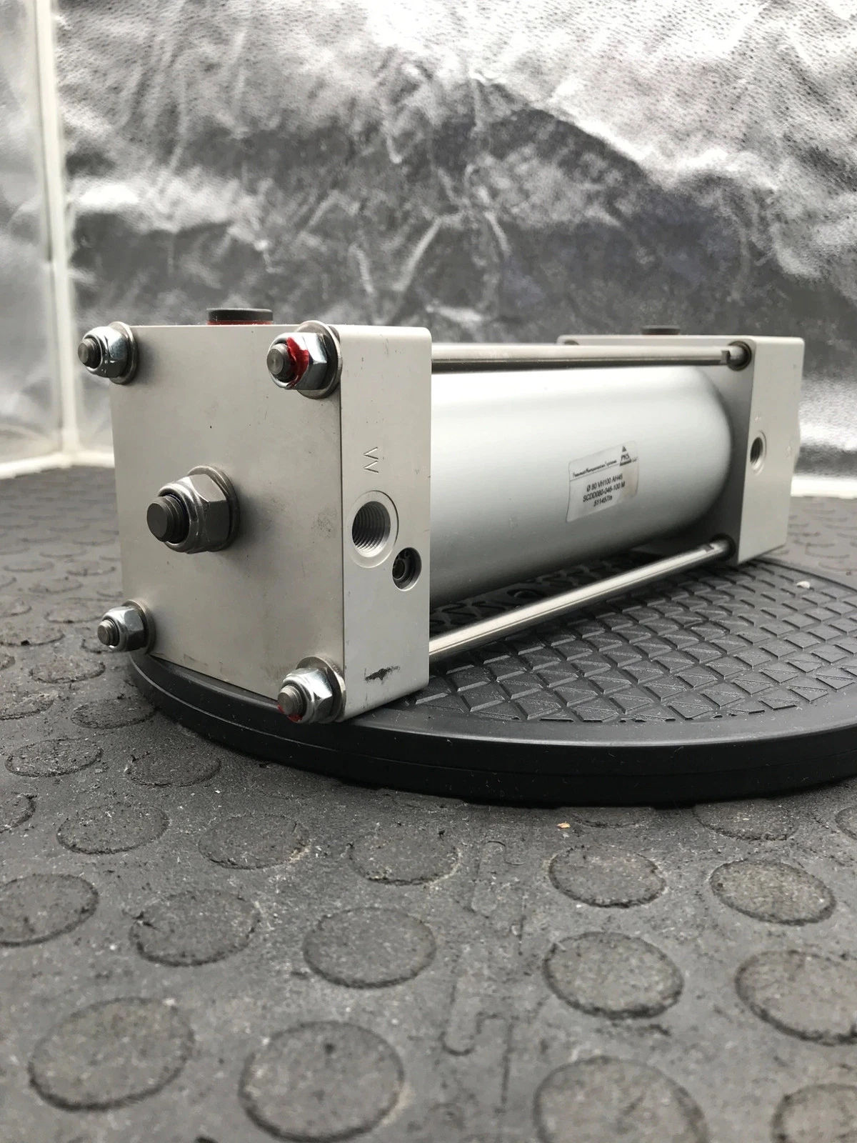 PKS SCDD080-046-100 M Pneumatic Cylinder USED - Image 5