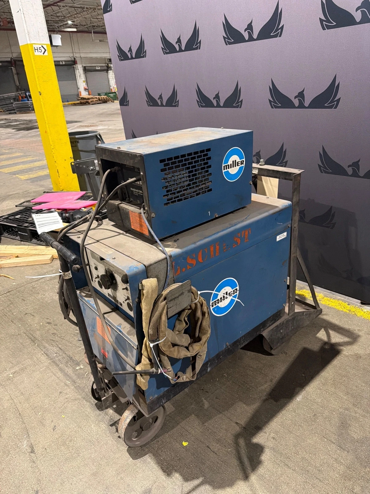 MILLER DialArc HF TIG Welder w/ Radiator-1 Cooler USED - Image 2