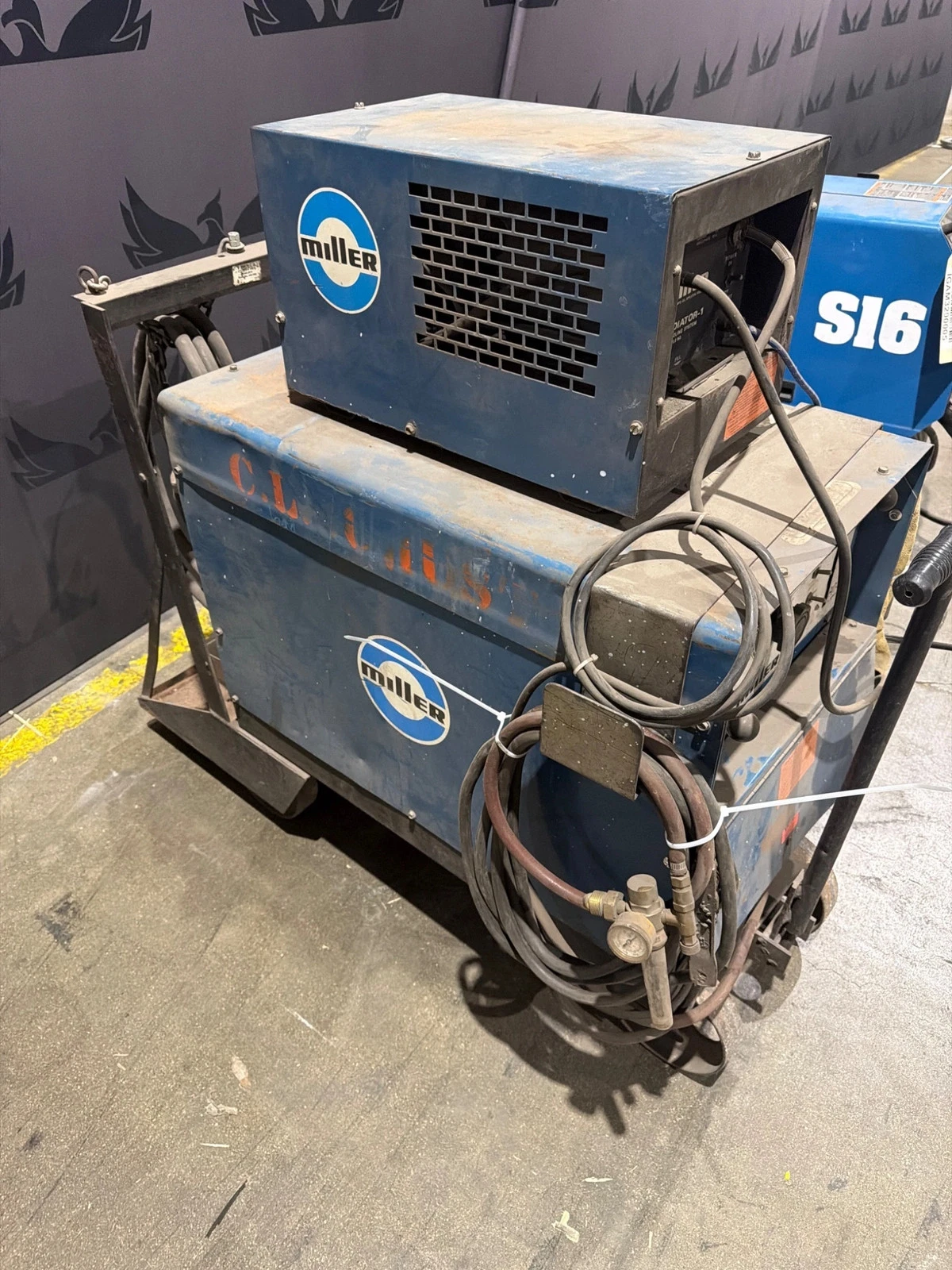 MILLER DialArc HF TIG Welder w/ Radiator-1 Cooler USED - Image 4