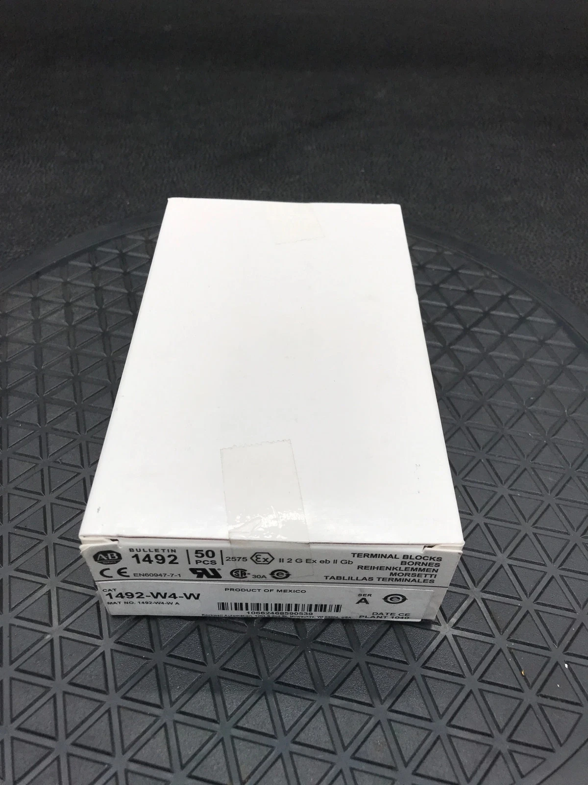 ALLEN-BRADLEY 1492-W4-W Feed-Through Terminal Block Series A (Lot Of 50) NEW - Image 4