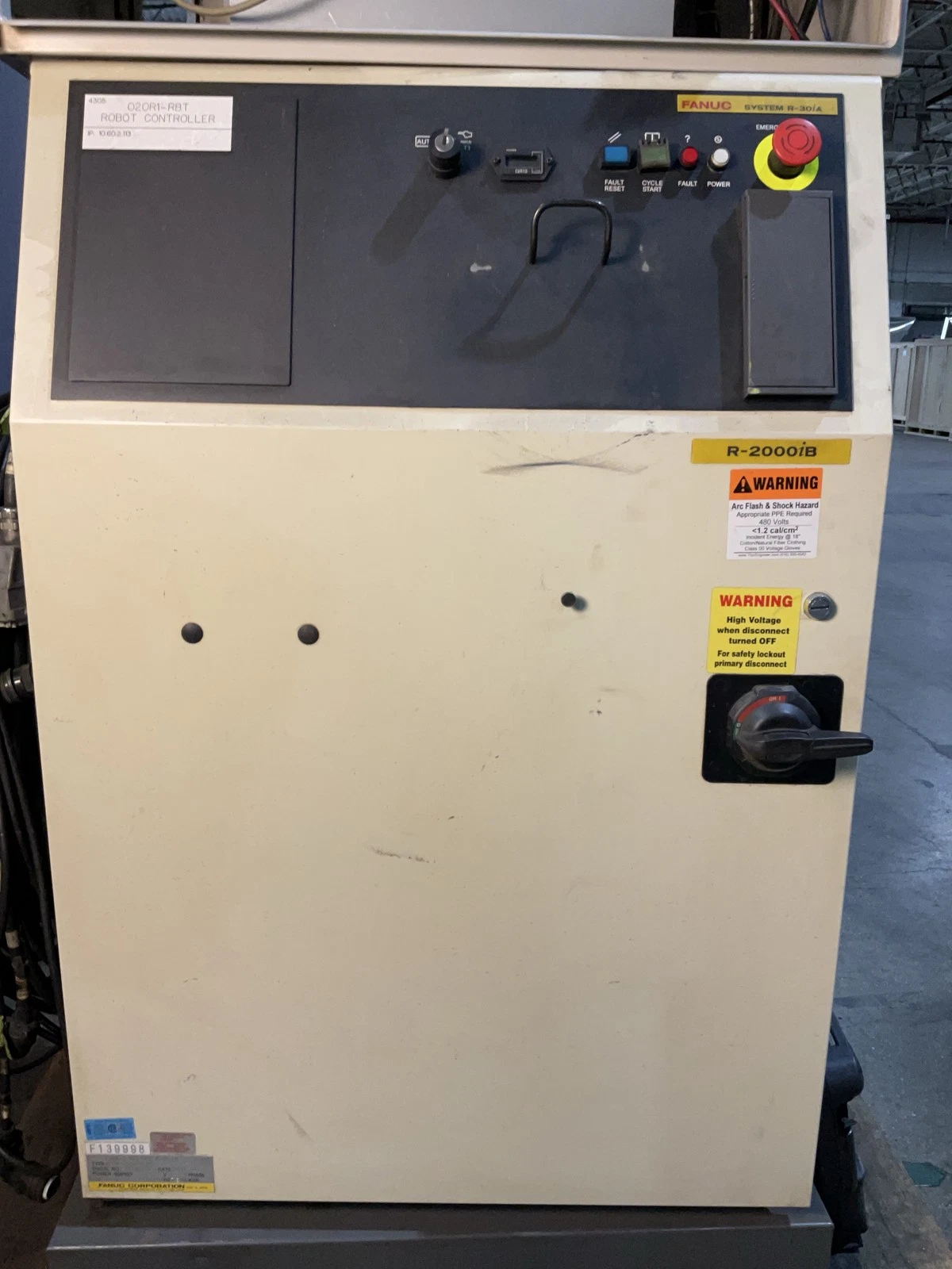 FANUC R-2000iB/210F Complete with R-30iA Controller & Rexroth Weld Inverter USED - Image 9