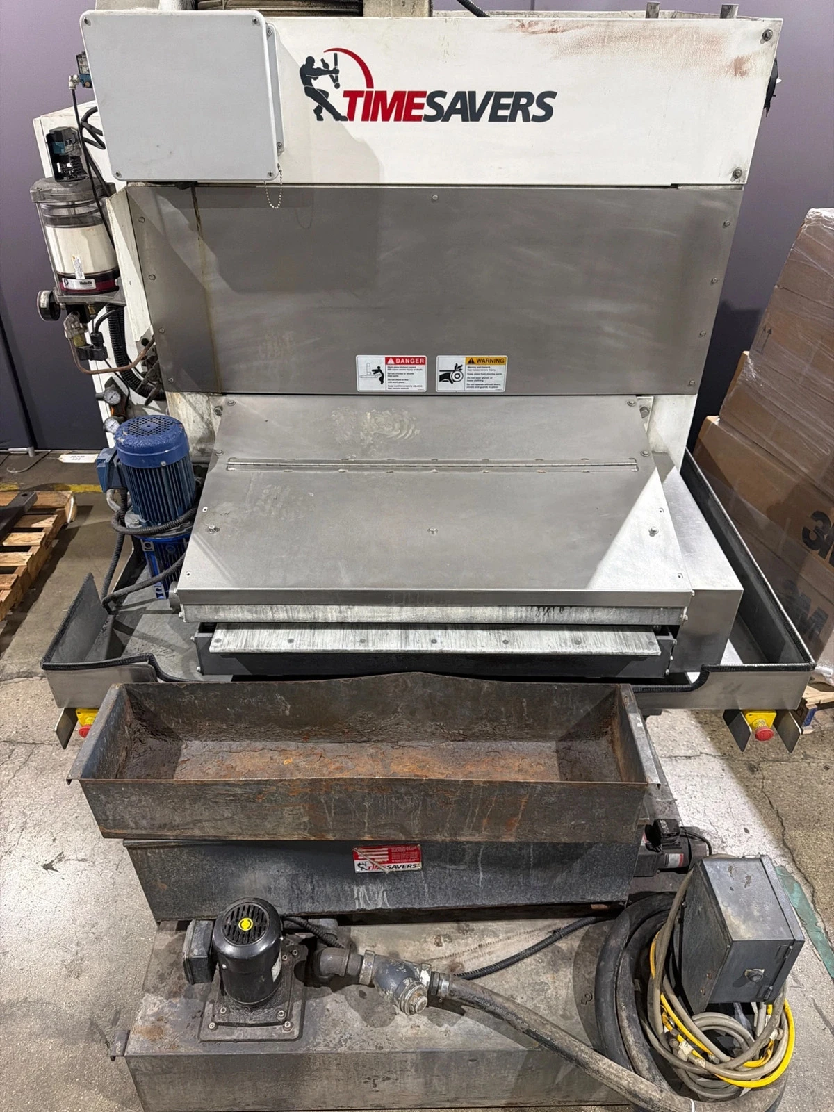 Timesavers Lynx 37MWT-D-60 Wet Abrasive Finishing Machine w/ PFA-240-3 Blower USED - Image 5