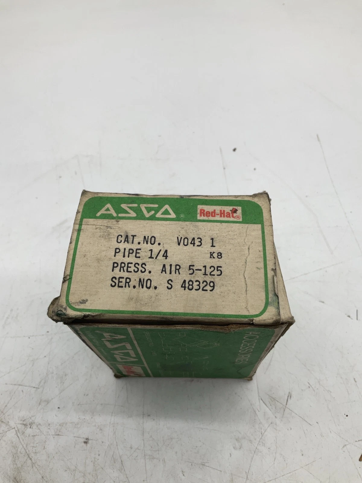 ASCO V043-1 Red-Hat Pneumatic Valve NEW - Image 2
