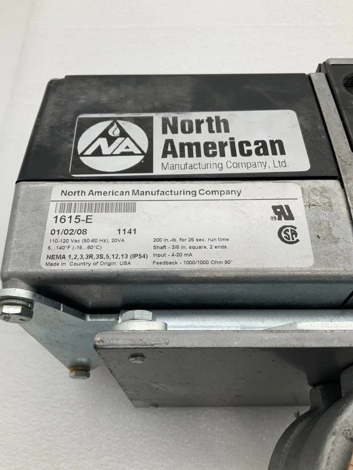North American 1615-E Rotary Control Motor NEW - Image 4