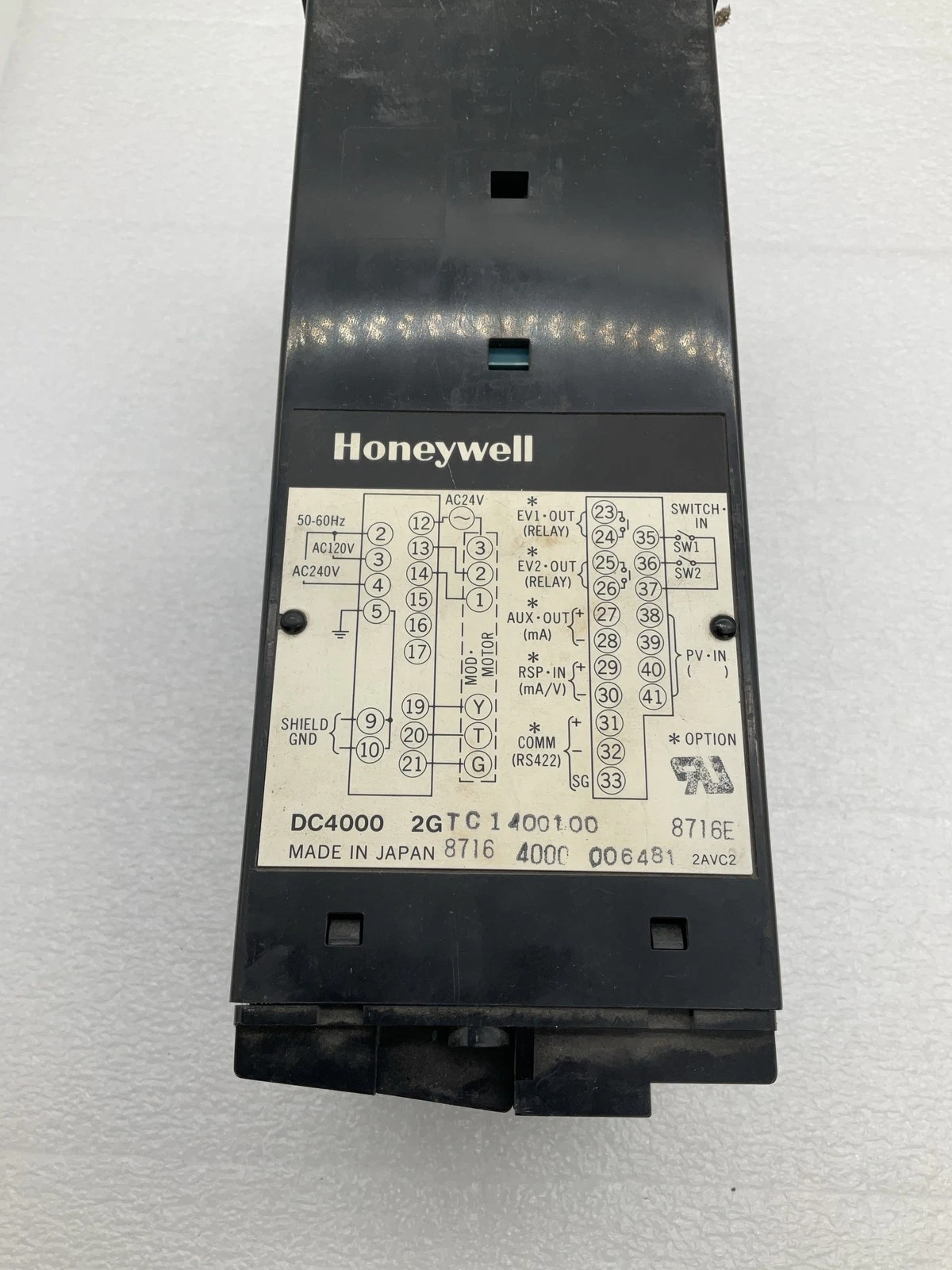 Honeywell DC4000 2GTC1400100 UDC 4000 Digital Controller USED - Image 3