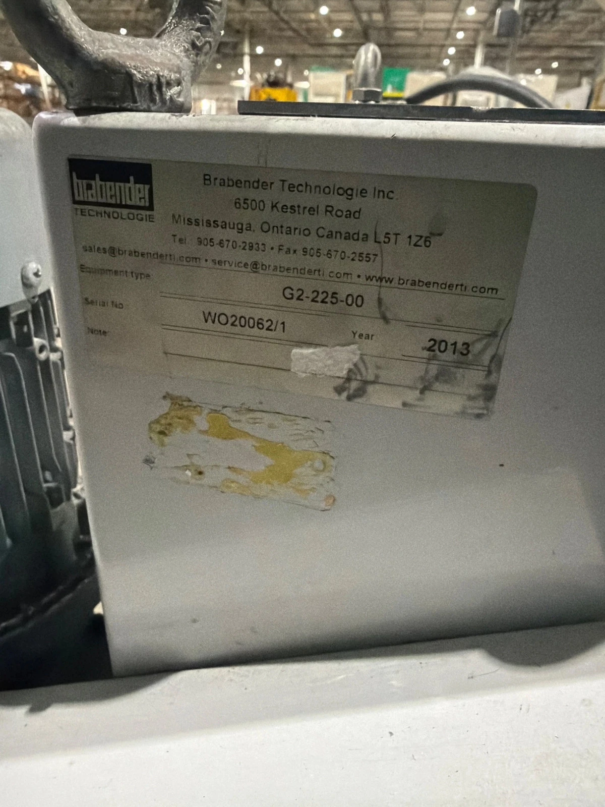 BRABENDER G2-225-00 Gravimetric Weight-Belt Feeder USED - Image 6