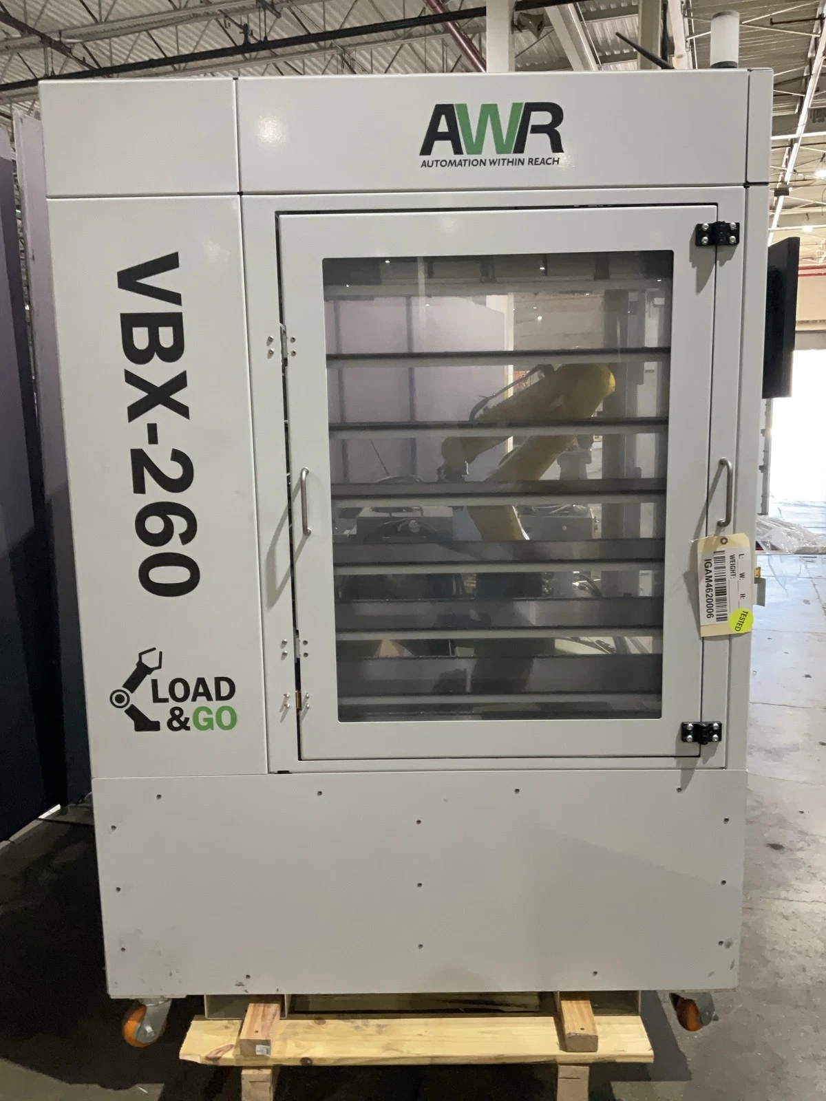 AWR VBX-260 Load & Go Machine Tending Cell with FANUC LR Mate 200iD/14L USED - Image 8